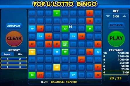 Pop-U-Lotto Bingo