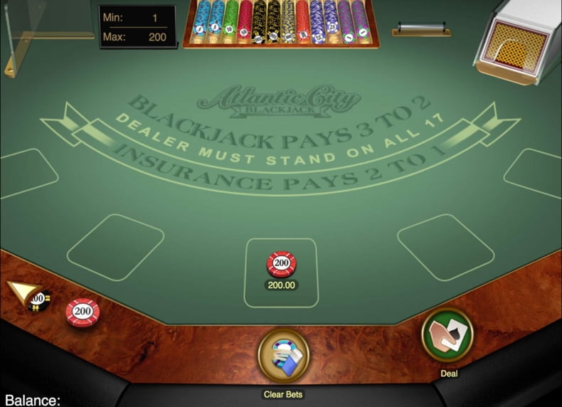 Atlantic City Blackjack Gold