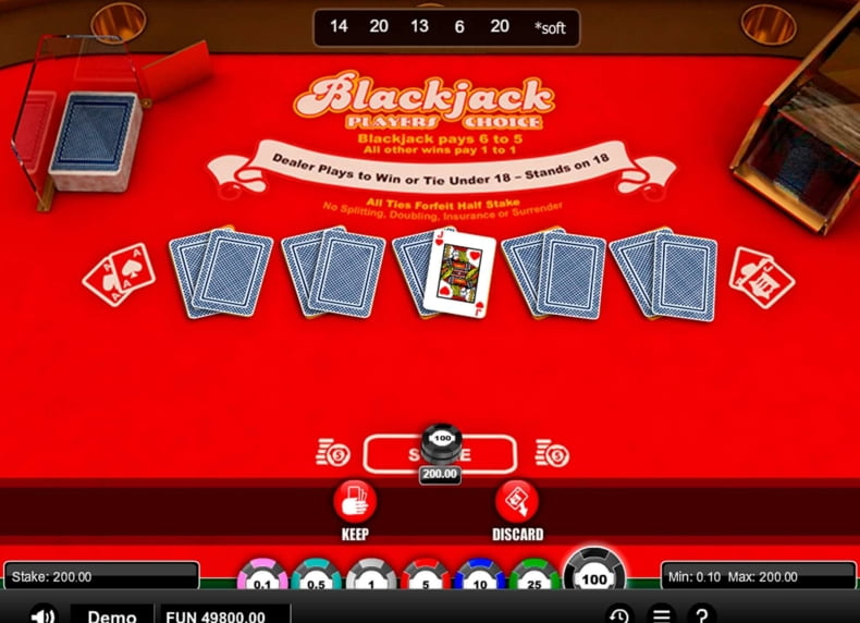 Blackjack Players Choice