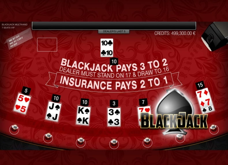 Blackjack Multihand 7 Seats VIP